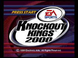 Knockout Kings 2000 Title Screen